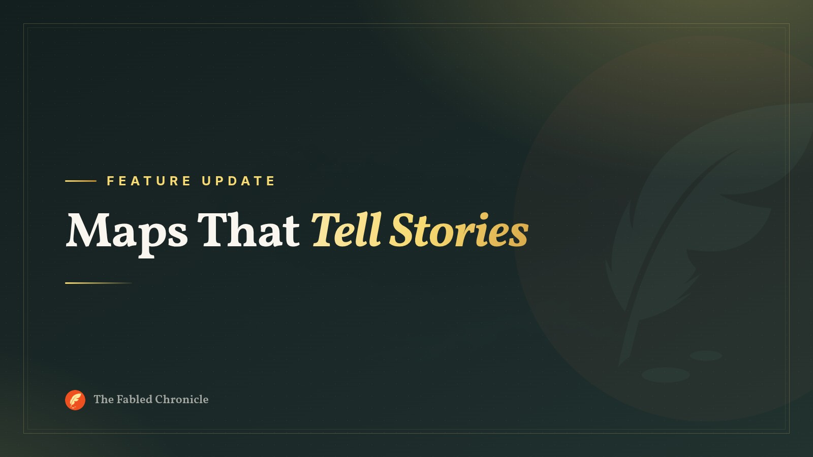 Maps That Tell Stories